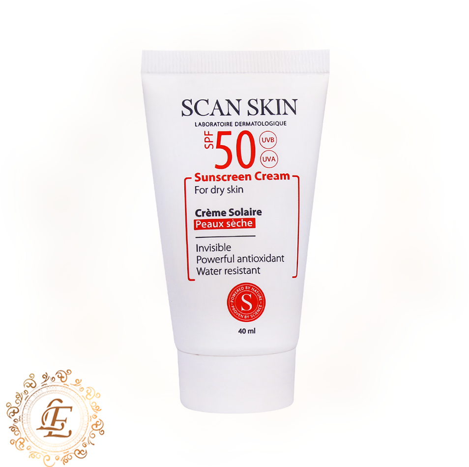 اسکن اسکين کرم ضدآفتاب بي رنگ پوست خشک SPF50