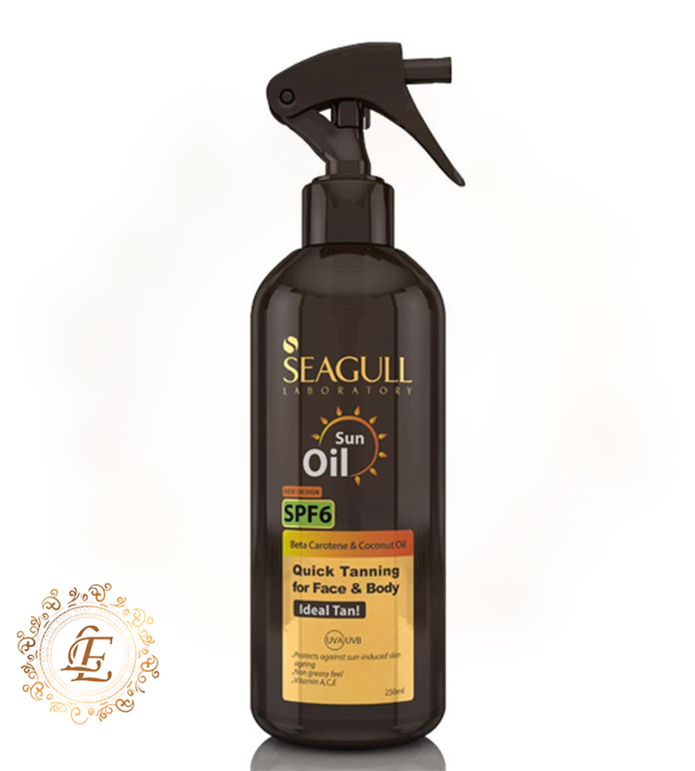 سي گل روغن برنزه کننده و ويتامينه SPF6